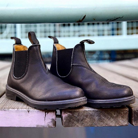Men Fashion Slip-On Waterproof Boots