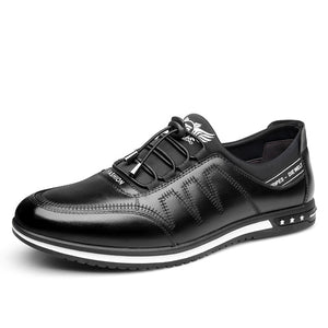 Men Leather Casual Driving Shoes