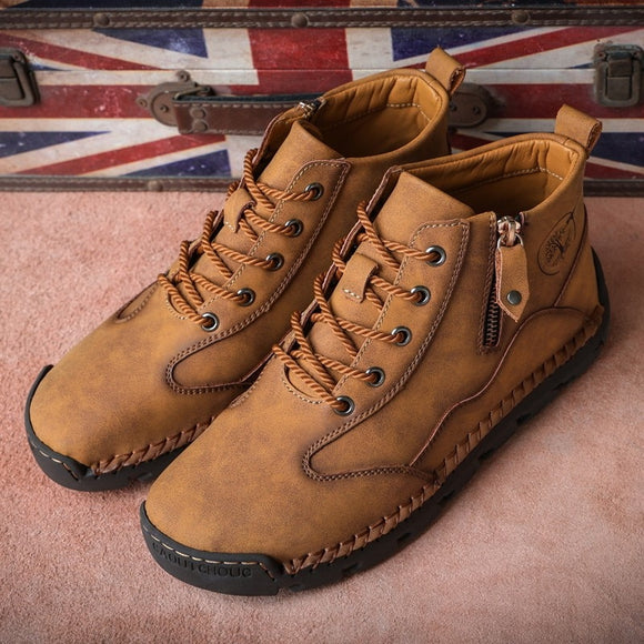 Men Suede Leather Non-slip Boots