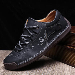 New Split Leather Men Casual Loafers