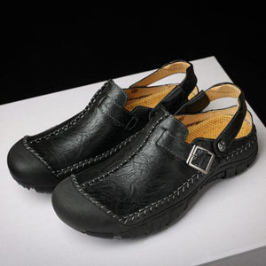 New Summer Men Soft Leather Shoes