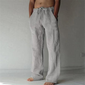 Men Vintage Cotton Linen Pants