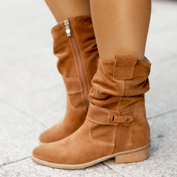 New Woman Buckle Boots