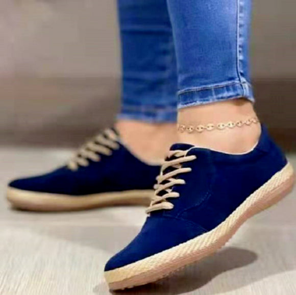 New Women Casual Lace-Up Shoes