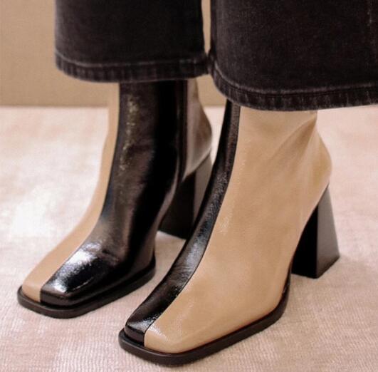 New Women Mid-heel Chelsea Boots