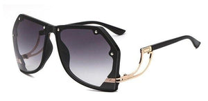 Rivet Personality Sunglasses UV400 Vintage Glasses