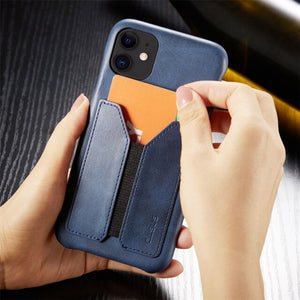 Pu Leather Case For Iphone 11 12 Pro Max Card Slot Soft Case