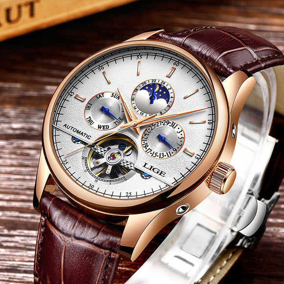 Mens Luxury Automatic Mechanical Watch