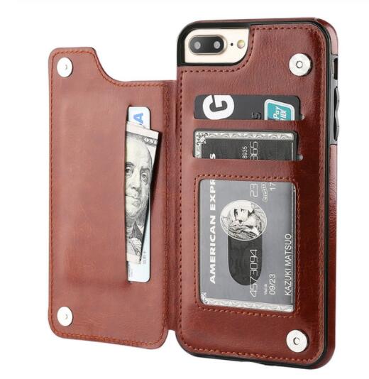 Business Leather Card Slot Case For iphone 11 11Pro 11Pro MAX 6 6S 7 8 Plus X XS MAX XR