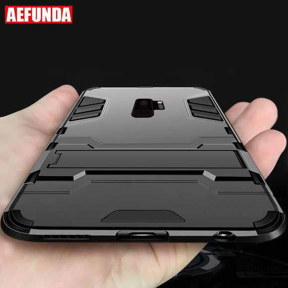 Ultra Thin Stand Armor Case For Samsung Galaxy Note 8 9 S10 S10Plus S9 S8 Plus S7 S6 Edge