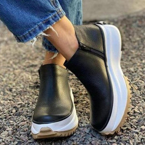 Women Autumn Platform Short Boots  ( 💥Over $89+ ,Code SAVE10🛒)