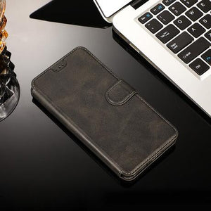 Retro Ultra-thin Simple PU Leather Card Slot Pocket Phone Case Cover With Strap For iPhone 11 11 PRO 11 PRO MAX XS MAX XR X 8 7Plus 6 6s Plus