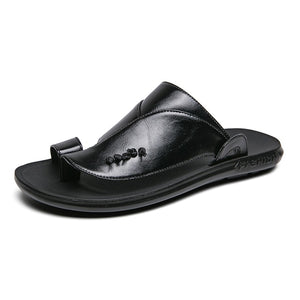 Summer Men Leather Casual Sandals