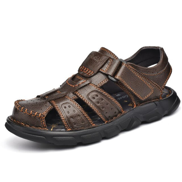 Men Breathable Genuine Leather Sandals( 💥Over $89+ ,Code SAVE10🛒)