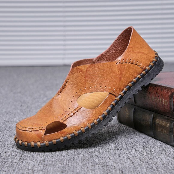 Men Casual Leaher Sandals ( 💥Over $89+ ,Code SAVE10🛒)