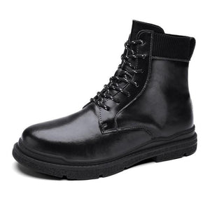 Men Genuine Leather Ankle Boots