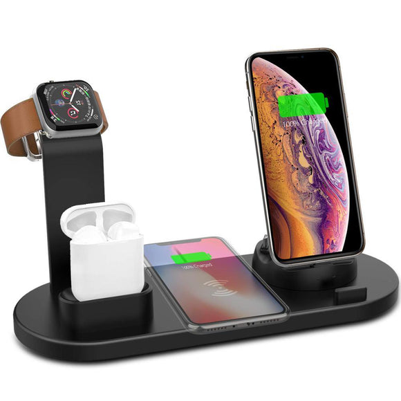 4 In 1 Wireless Charging Stand For Apple Watch iPhone Airpods