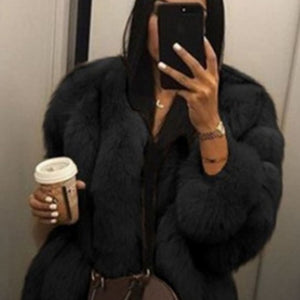 Women Winter Fake Fur Jacket