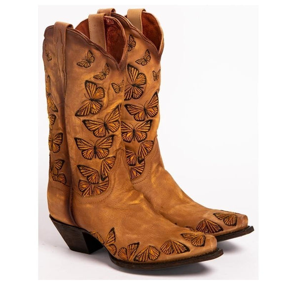 Women Cossacks Cowgirl Boots