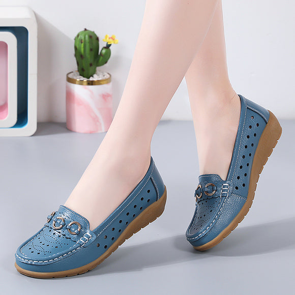 Women Genuine Leather Loafers