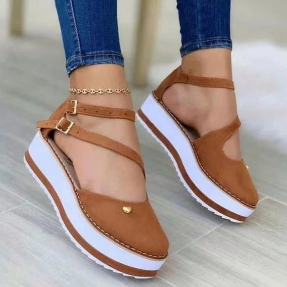 Women Platform Casual Flats Sandals