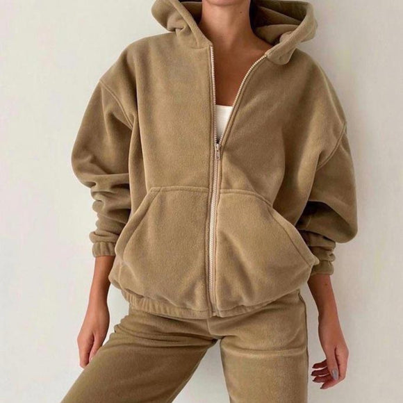 Women Two Piece Casual Tracksuit