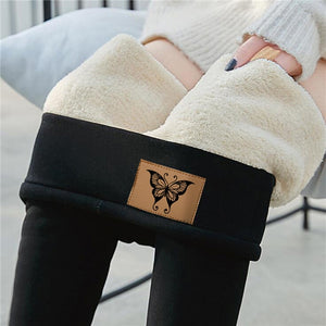 Women Winter Warm Leggings High Waist Pants  ( 💥Over $89+ ,Code SAVE10🛒)