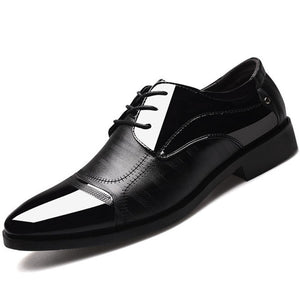 Business Luxury Oxford Men Breathable PU Leather Shoes