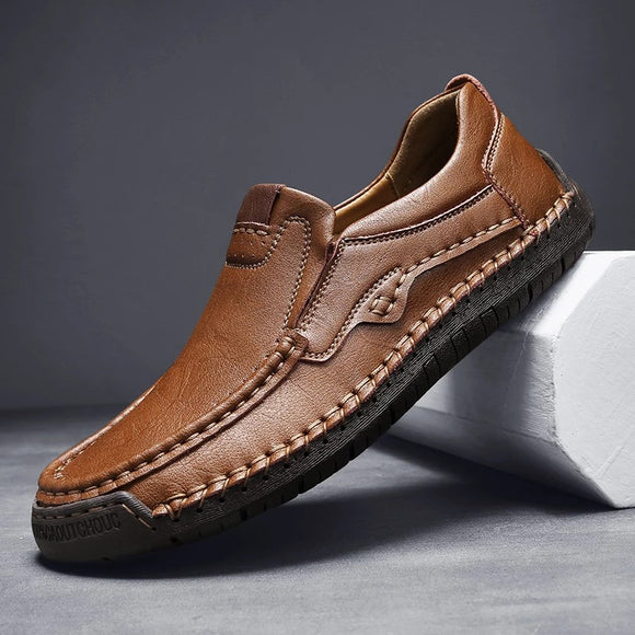 Men Casual Leather Driving Shoes