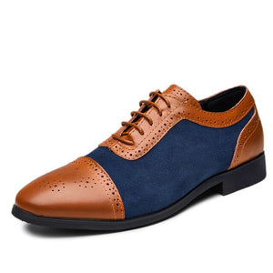 New Men Large Size Leather Shoes